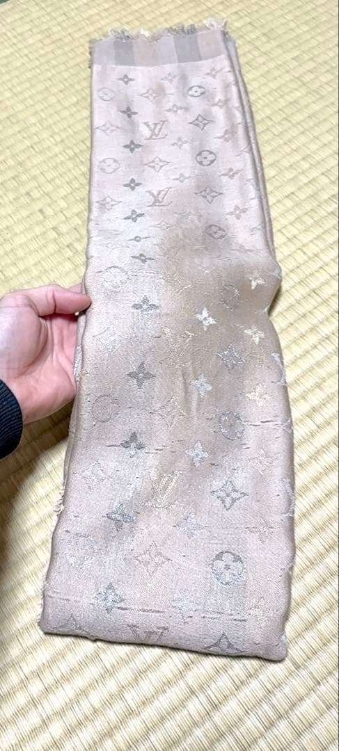 Louis Vuitton ベージュ ストール ストール マフラー ショール