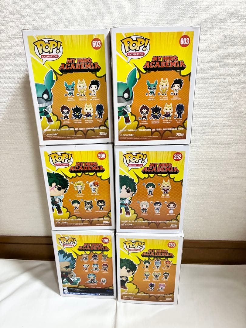 まとめ売り Funko popヒロアカ デク　6点　ファンコポップ　フィギュア