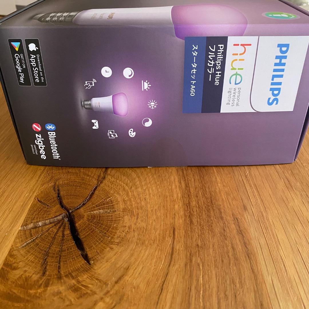 Philips Hue Starter Kit A60 電球3個+ブリッジ付き