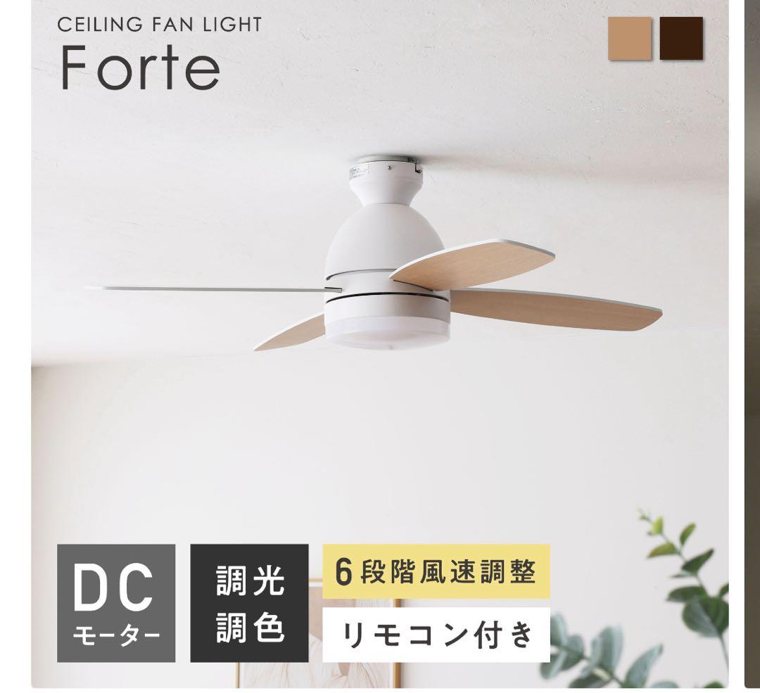 シーリングファンライト　✴︎Forte✴︎フォルテ　《送料込み》