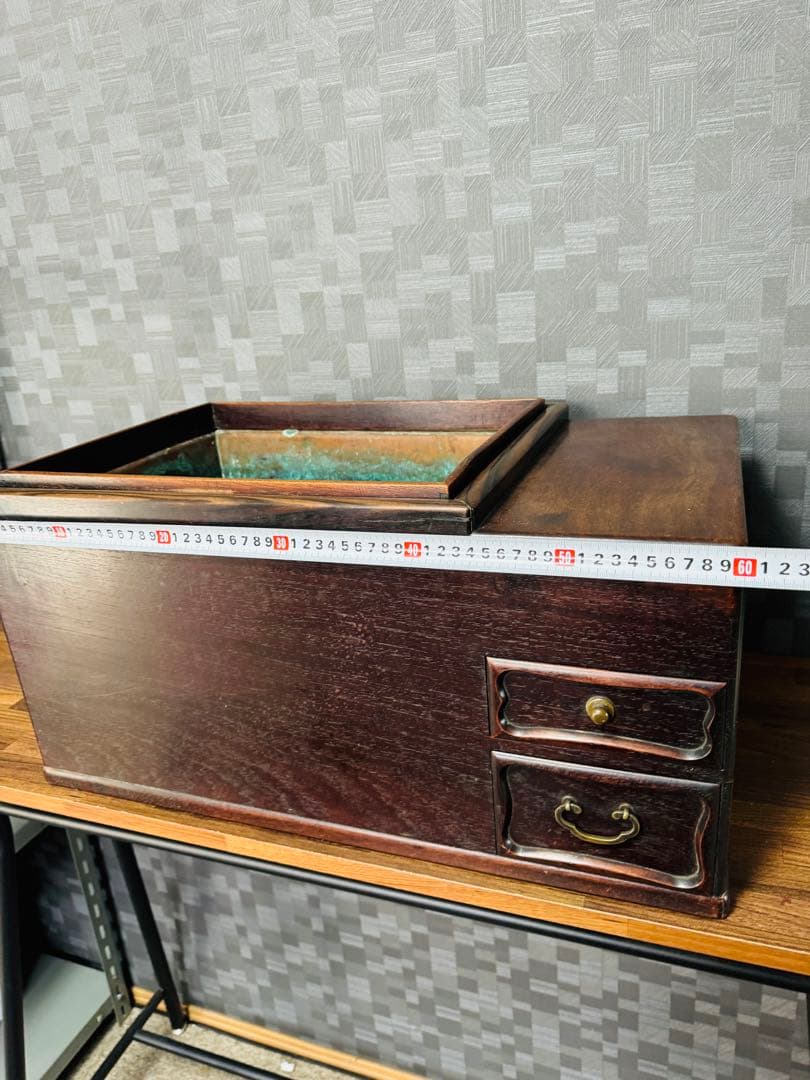 火鉢 長火鉢 箱火鉢 囲炉裏 骨董 古道具 民具 昭和レトロ アンティーク 五徳