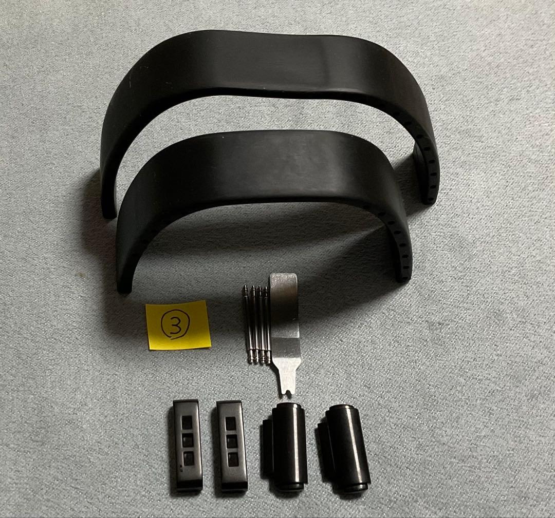 wena 3用ラバーバンド 2本　+ エンドピースコネクター③