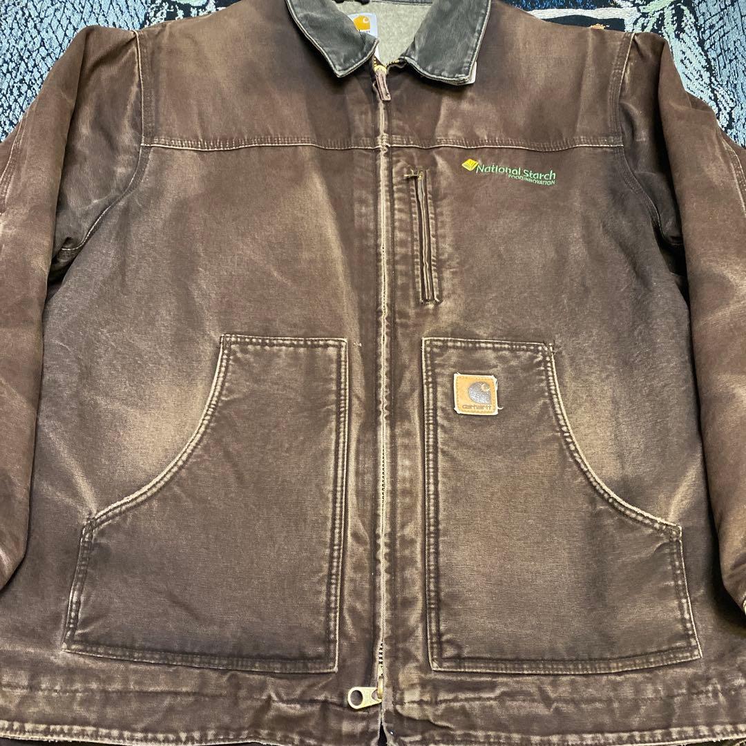 フェード 90s 00s Carhartt ダックジャケット ワーク デトロイト