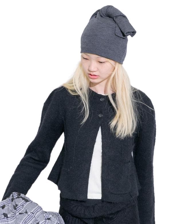 帽子 PERVERZE Knit Cap and Scarf / Gray