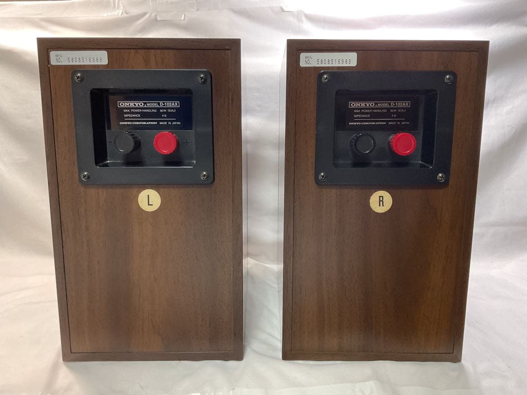 ONKYO D-102AX ブックシェルフ型スピーカー エッジ交換済み