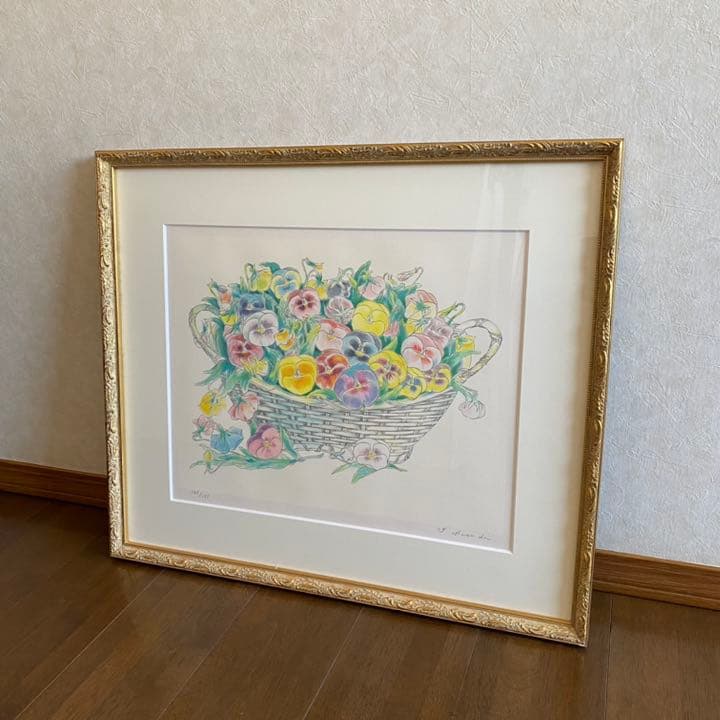 増田孝　すみれ　作家直筆署名入　限定　レトロ