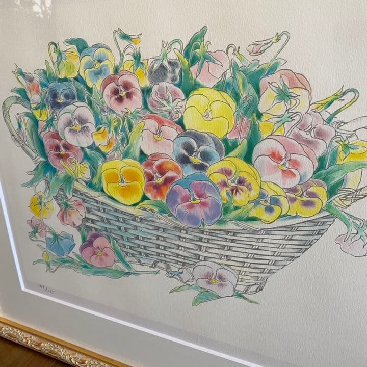 増田孝　すみれ　作家直筆署名入　限定　レトロ