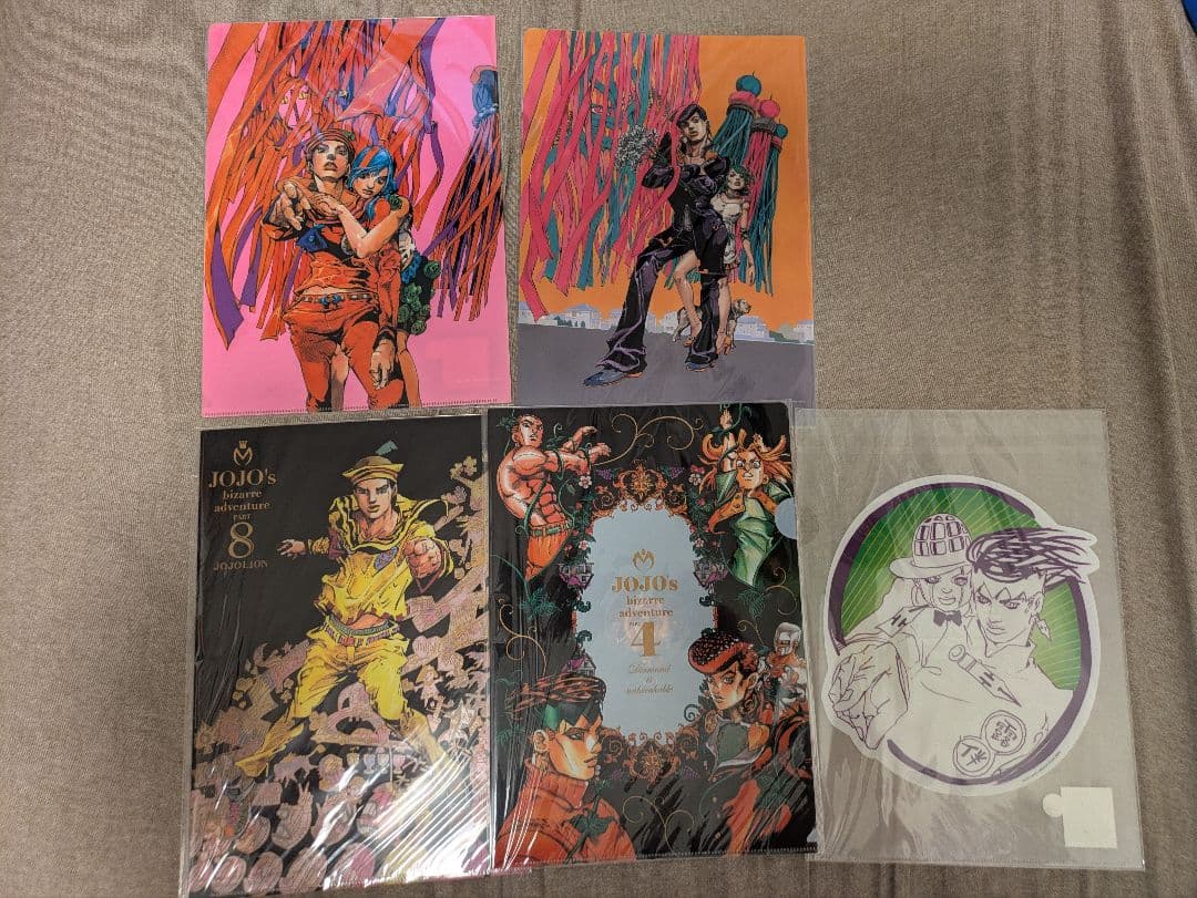 荒木飛呂彦 クリアファイル20枚 原画展2012/2017/エビス ジョジョ