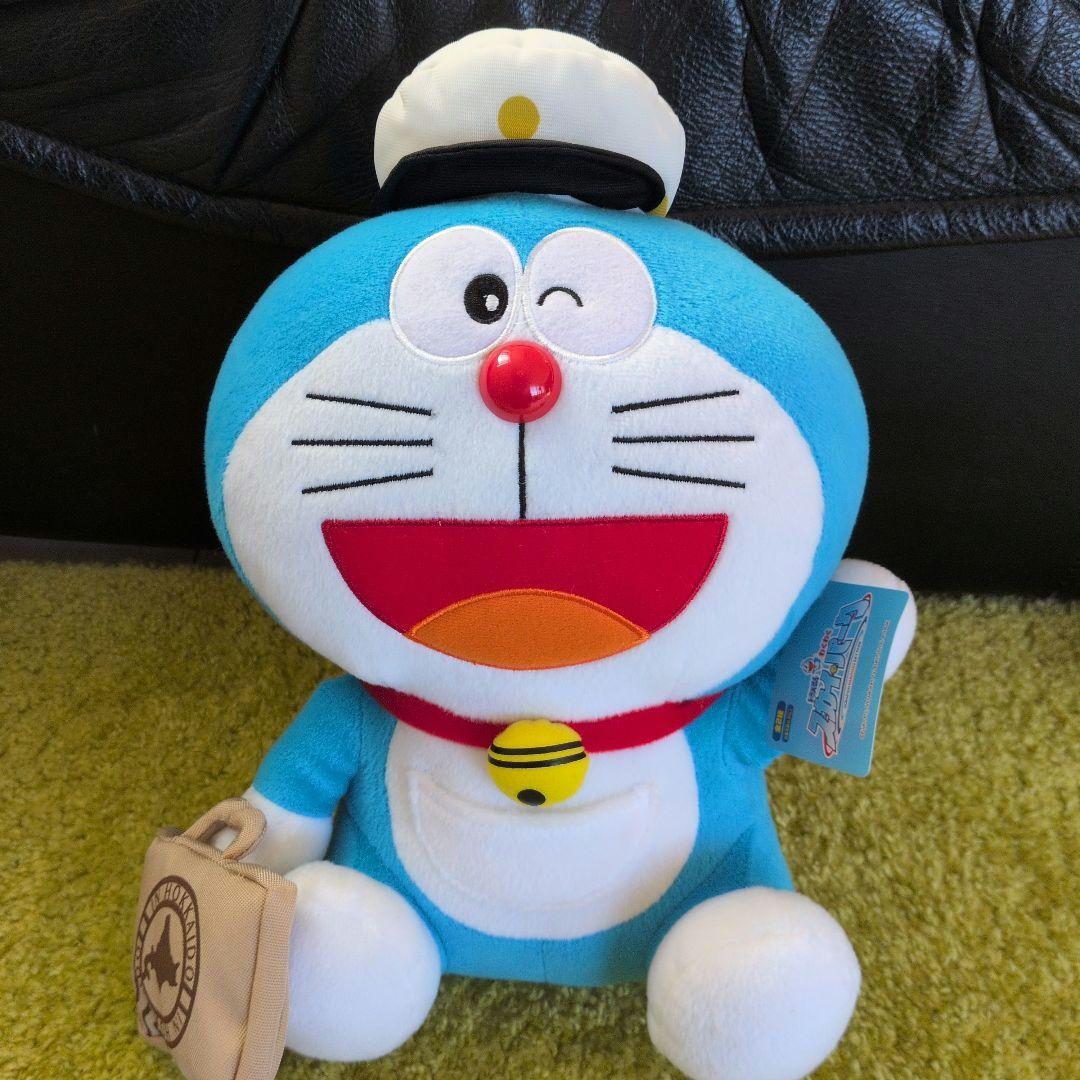 ドラえもん わくわくスカイパーク限定　SL北海道ぬいぐるみ　ドラえもん　非売品