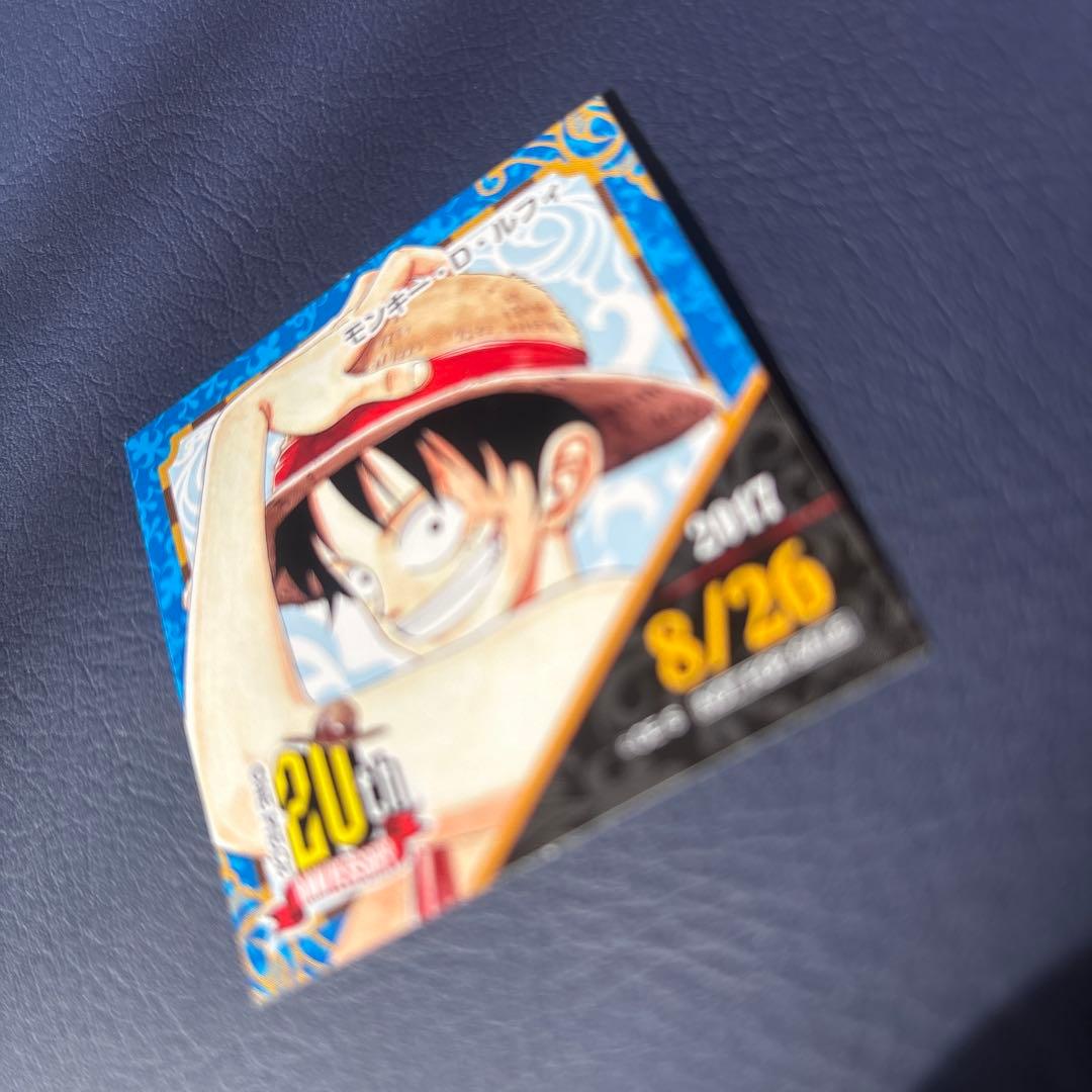 麦わらストア　365日　ステッカー　誕生日　バースデー　ルフィ　ワンピース