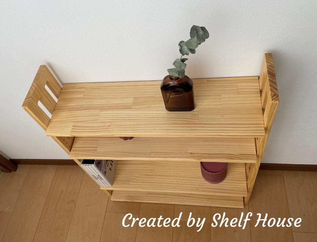 スリム収納棚 E ハンドメイド