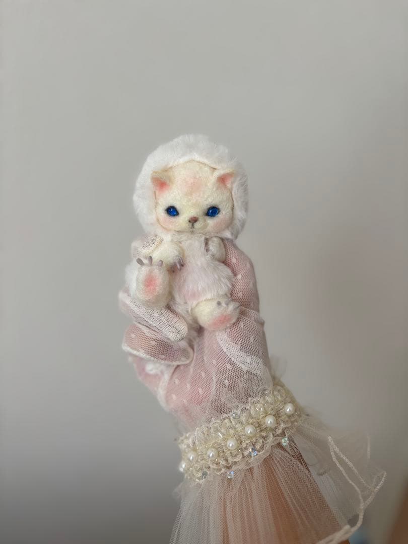 アートドール　こねこ幻獣No.57 羊毛フェルト