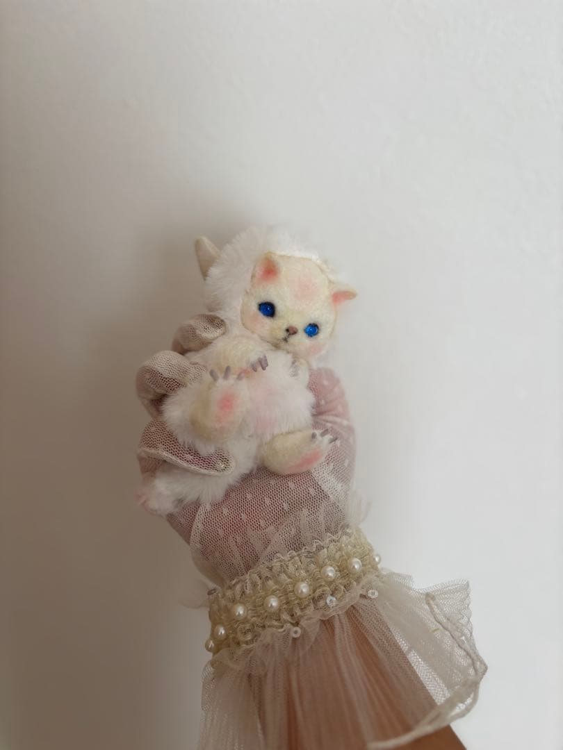 アートドール　こねこ幻獣No.57 羊毛フェルト