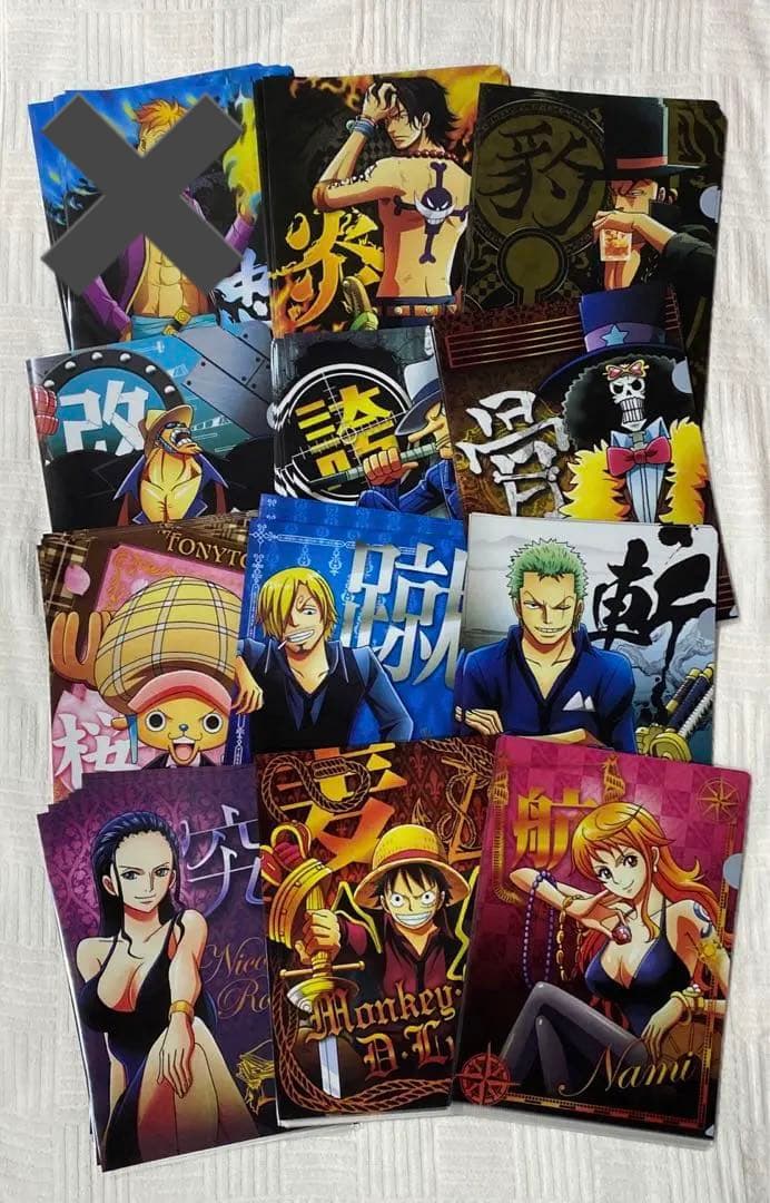 ワンピース　クリアファイル110枚