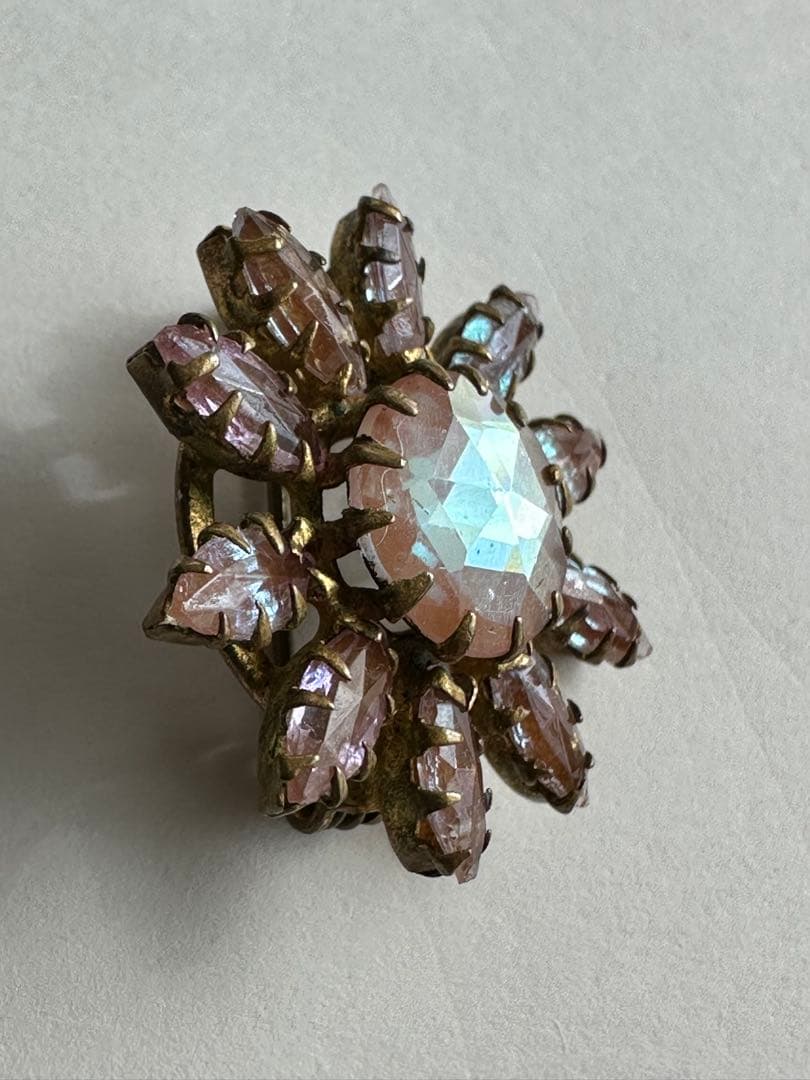 アンティーク　サフィレット　ブローチ