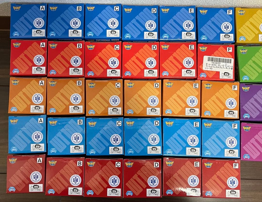 ワンピース ワールドコレクタブルフィギュア　大海賊百景1〜9まで54体セット