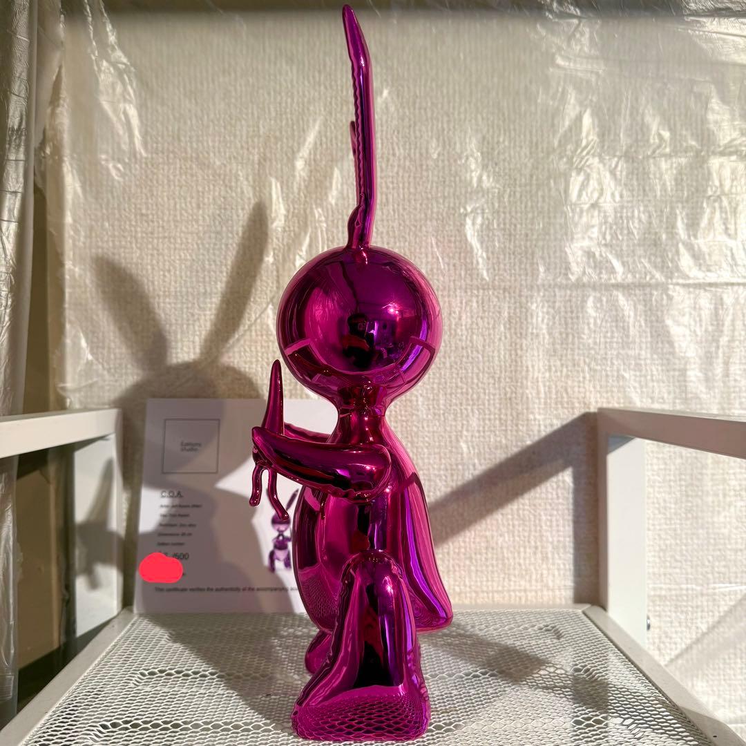 【真作】金属製 世界限定500 ジェフクーンズ アート オブジェ インテリア 兎