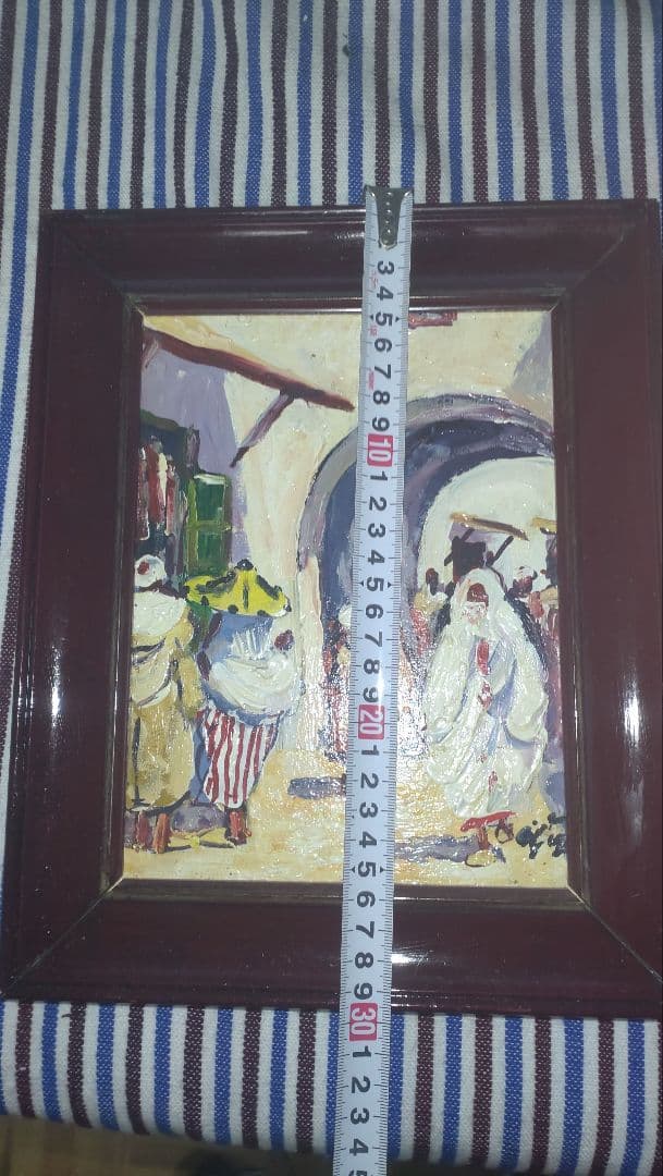 モロッコ、テトゥアン出身の画家ハサン・スシによる小品絵画。