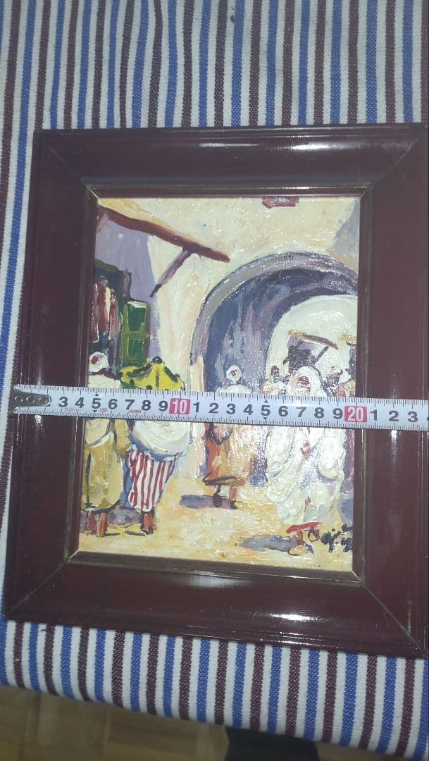 モロッコ、テトゥアン出身の画家ハサン・スシによる小品絵画。