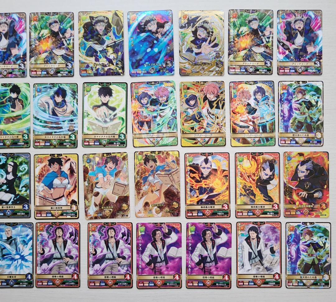 ブラッククローバー　カード　まとめ売り　約100枚