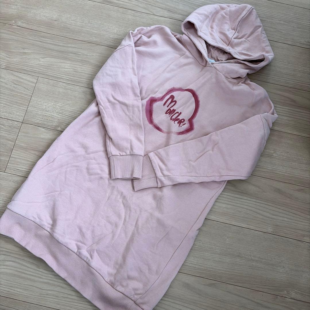 MONCLER フード付きトレーナー 14A ピンク