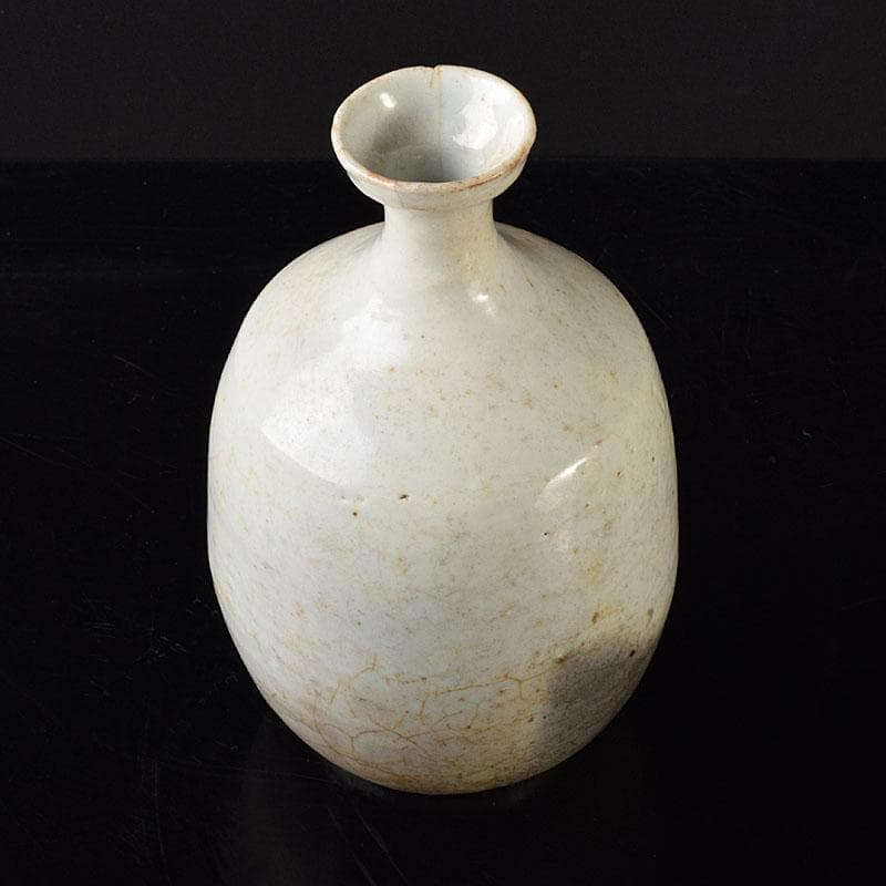 朝鮮美術　李朝　高麗白磁　徳利　V　R7998