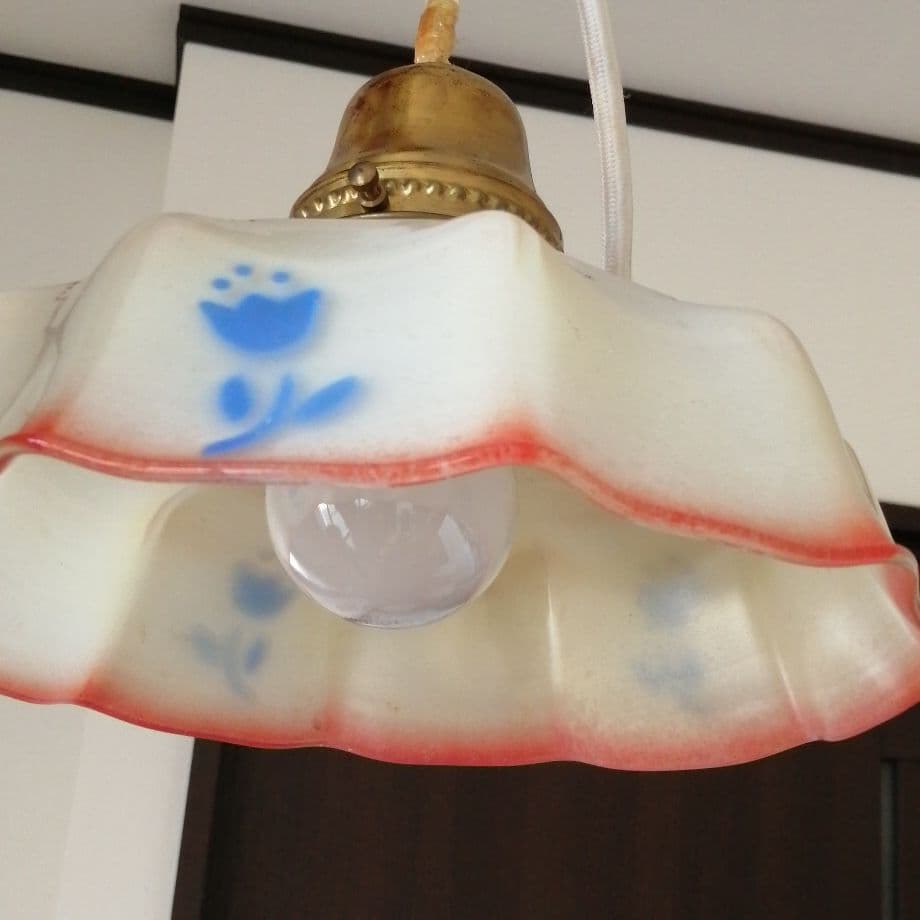 アンティーク　ランプ　シェード