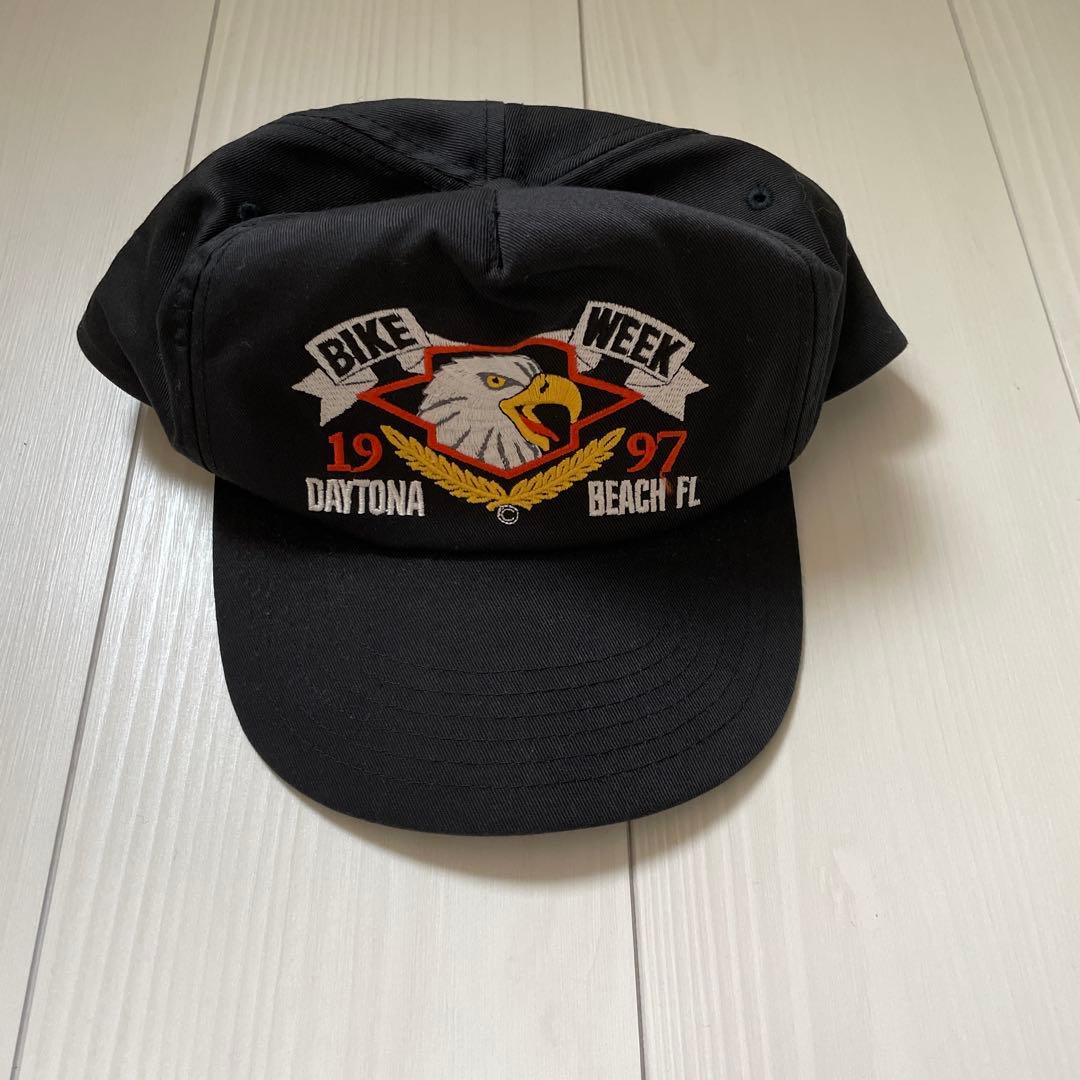 【ヤマダレン着用】Bike week 90sヴィンテージキャップ　オモシー