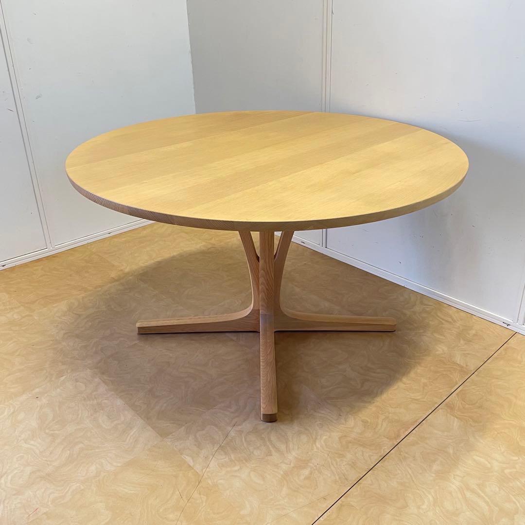 オニャンコポン カリモク 丸テーブル 幅120 ダイニングテーブル 円形