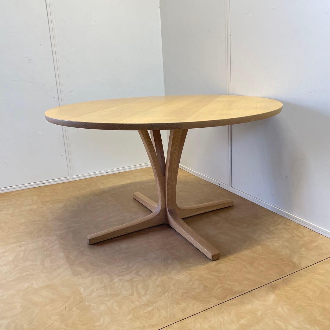 オニャンコポン カリモク 丸テーブル 幅120 ダイニングテーブル 円形