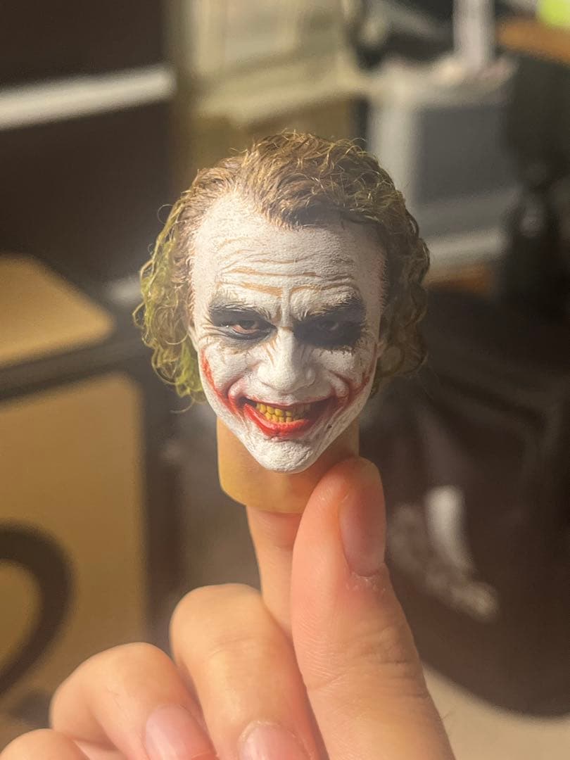 ジョン・ウー作品1/6 カスタム 植毛ヘッド ジョーカー INARTホットトイズ