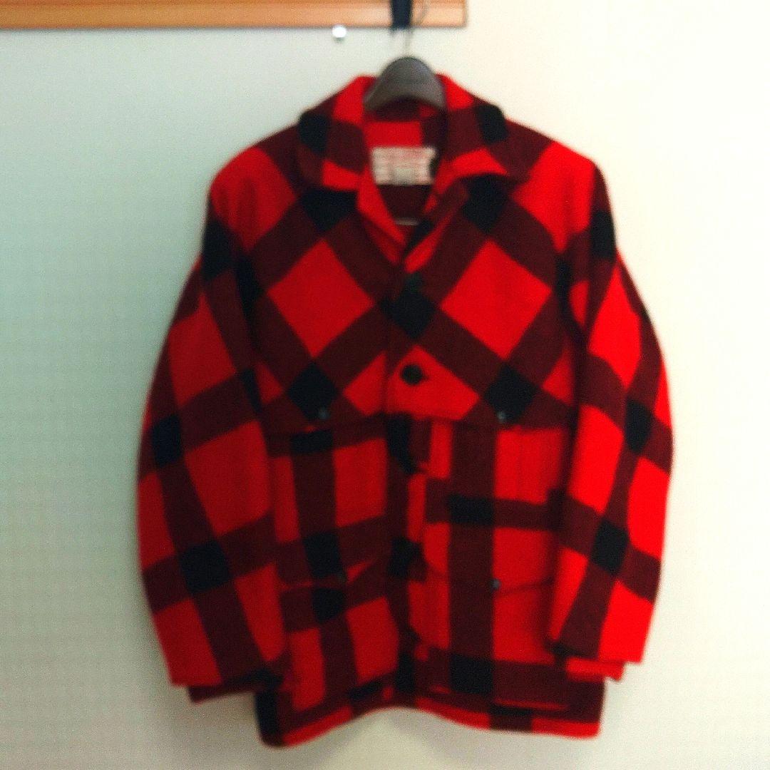 Filson Co. 赤黒チェックジャケット サイズ38　ダブルマッキーノ