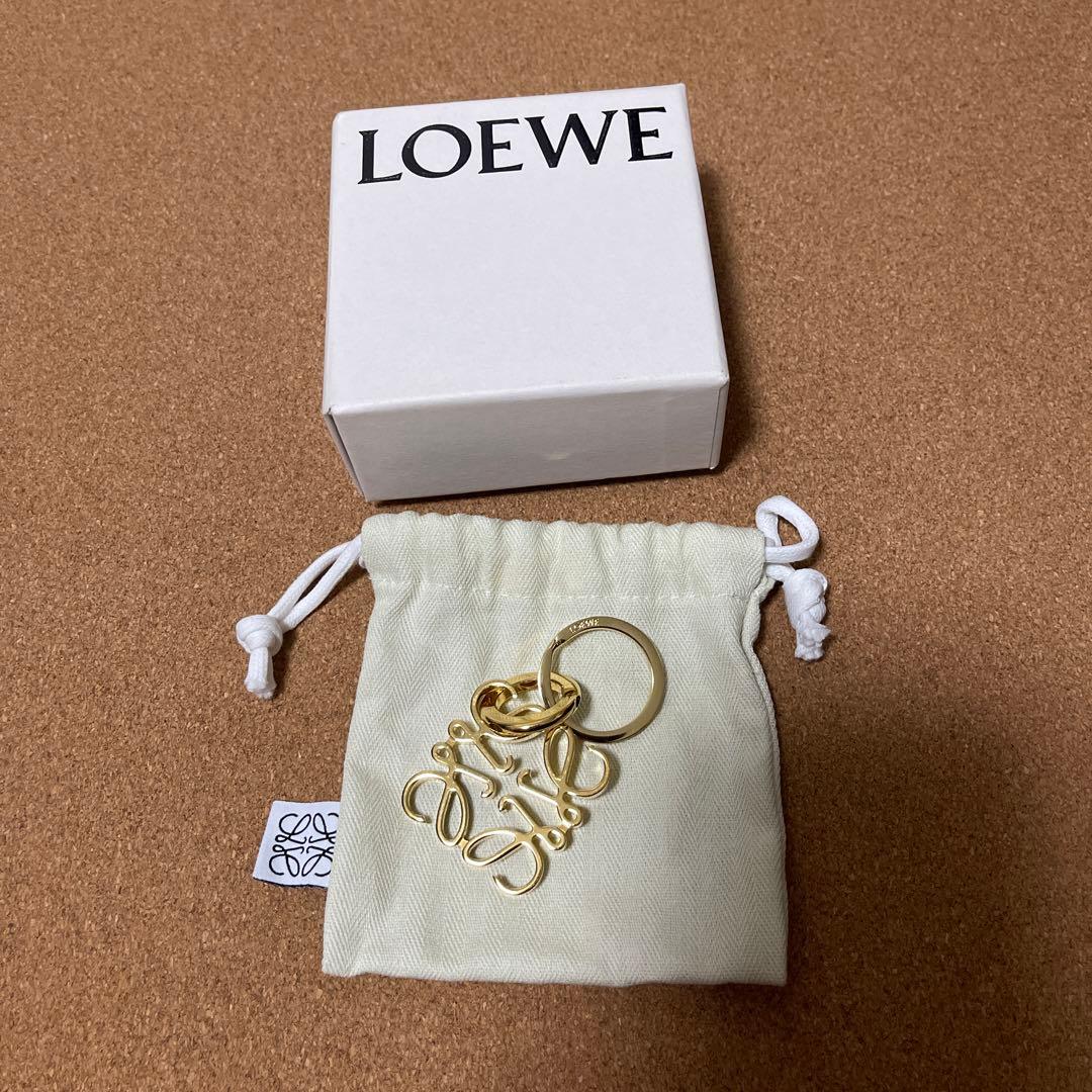 LOEWE ロエベ ゴールド キーホルダー キーリング