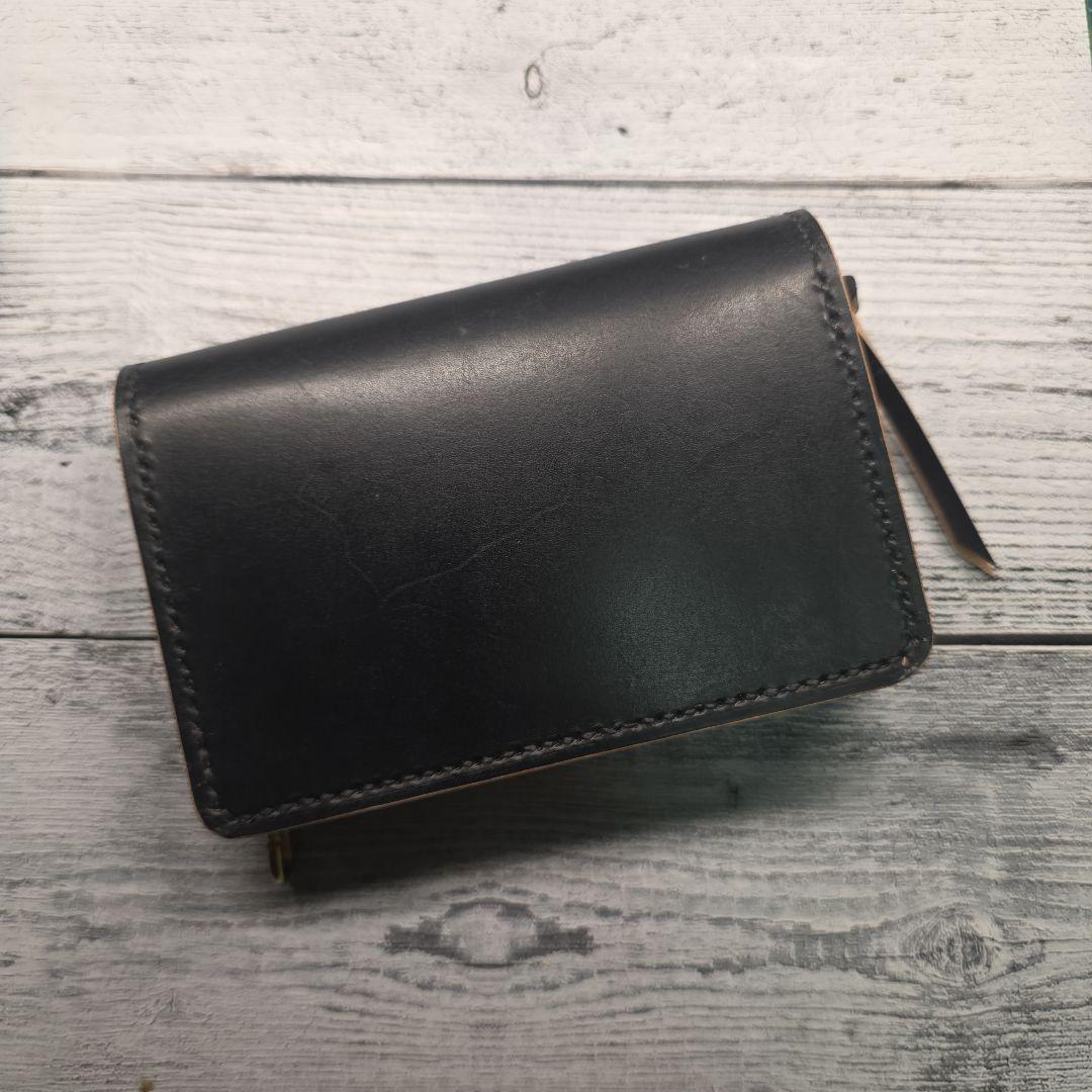 トラッカーウォレット　ミドル【MW茶芯丘染め】3層ver