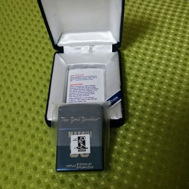 お値下げしました。新品zippo松井秀喜ライター（シリアルナンバー入り）