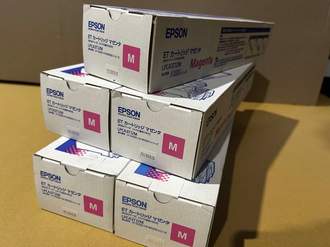 再値下★訳有未使用品EPSON 純正LPCA3T12各色&LPCA3K9ドラム