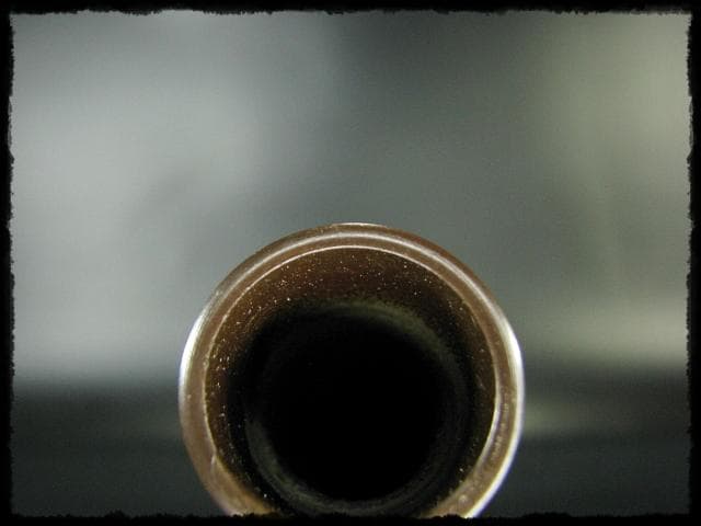 根来 茂昌 唐銅 鶴首 花入 釜師遠州流職方 師香取正彦 茶道具花器 f159