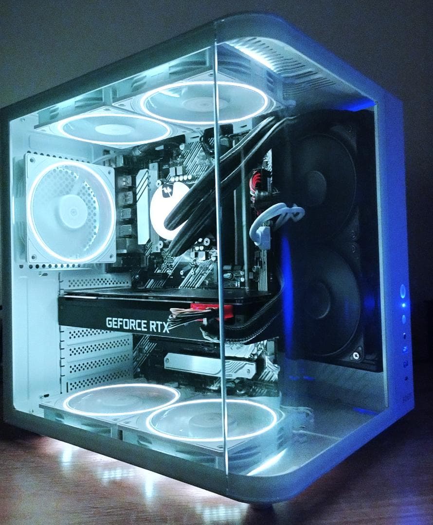 ゲーミングPC/i7 10700/RTX2070S/新品NVMe1TB/水冷