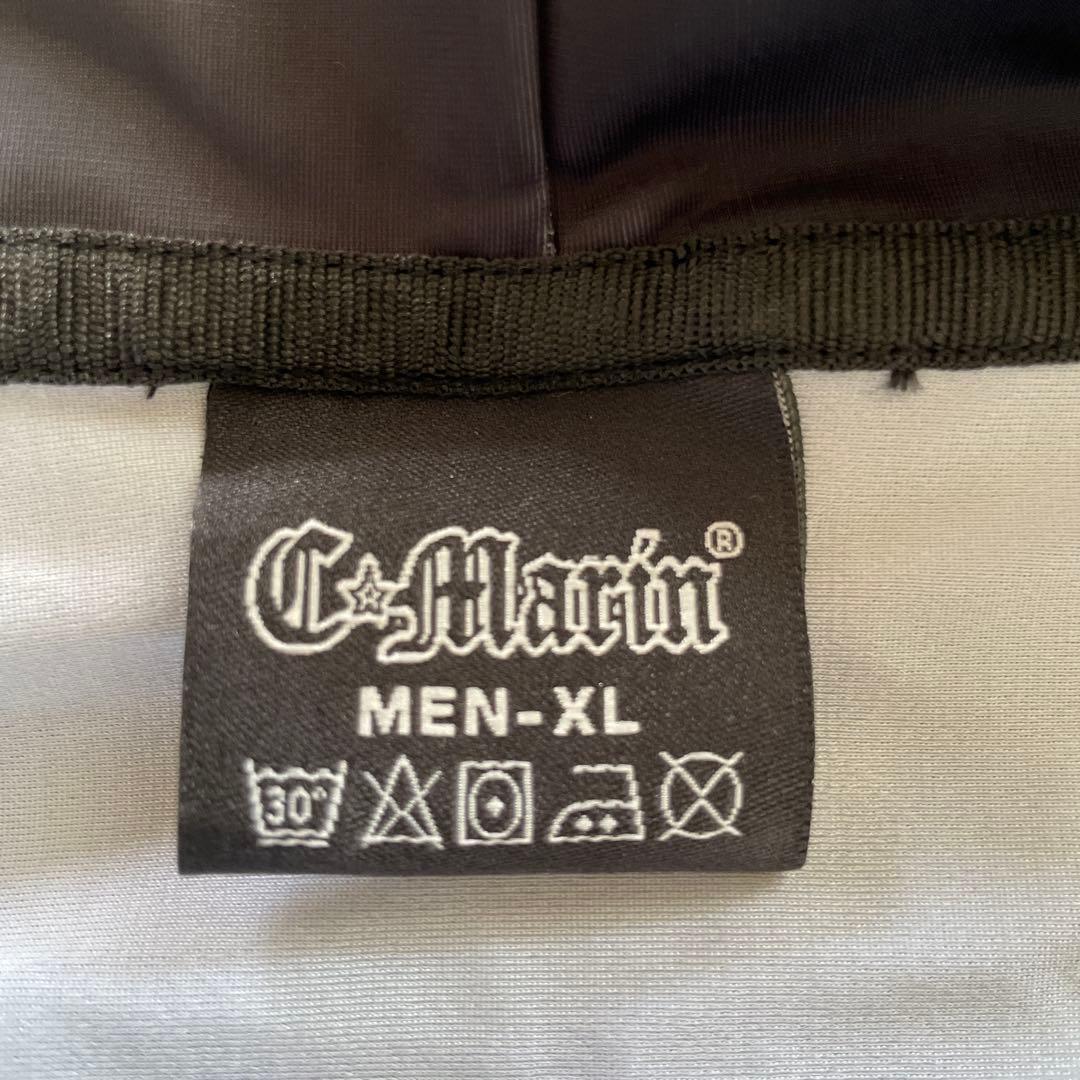 C.Marin メンズ ラッシュガードセットアップ （BK×ネオンイエロー）