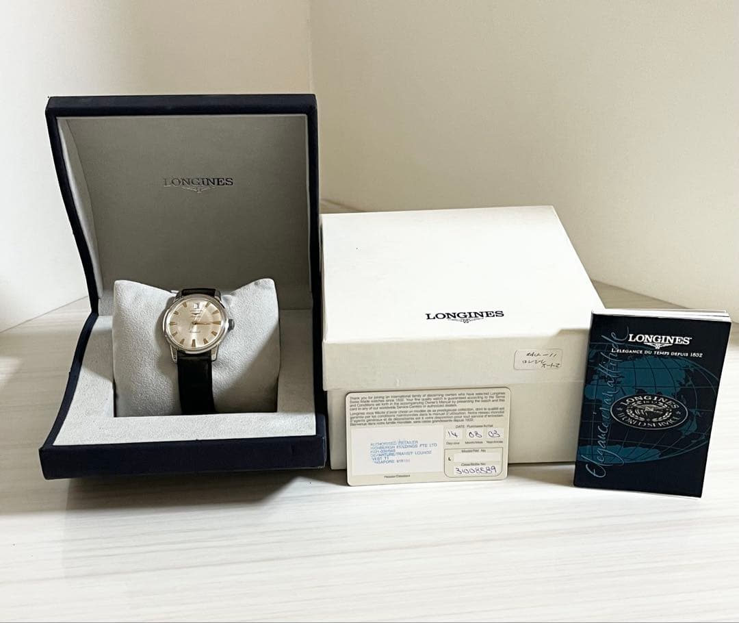 LONGINES ロンジン　コンクエスト　ヘリテージ　自動巻　箱付き