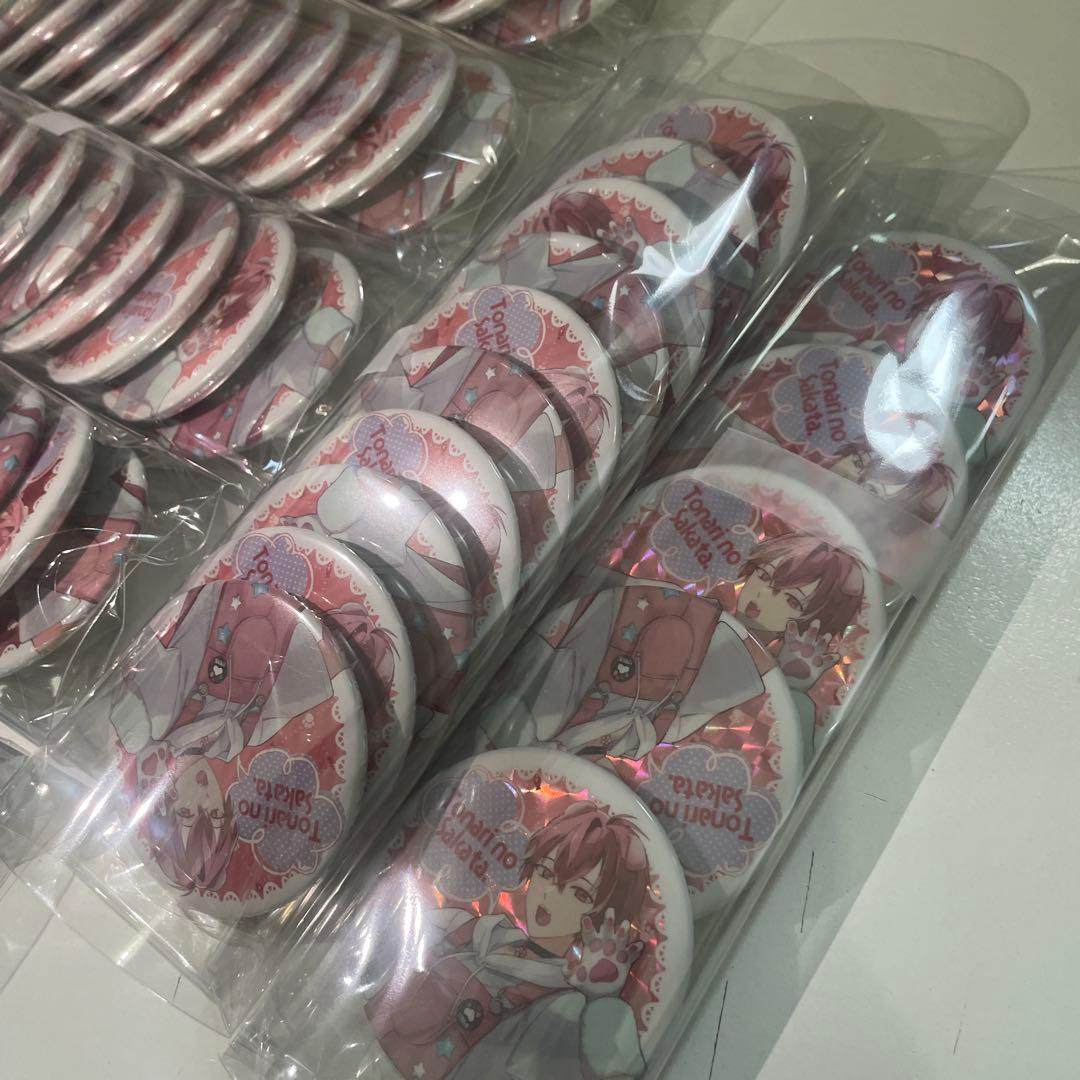 L86.浦島坂田船 ハロパ 2023 等身 缶バッジ となりの坂田 等身 猫