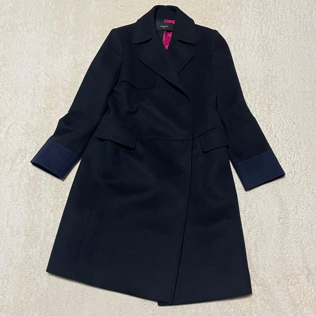ポールスミス　ブラック　コート　ロング　チェスター