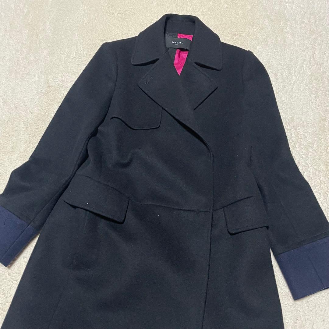 ポールスミス　ブラック　コート　ロング　チェスター