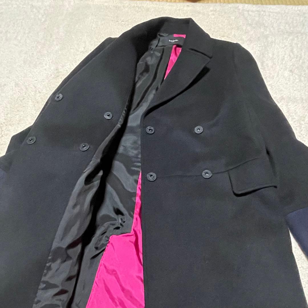 ポールスミス　ブラック　コート　ロング　チェスター