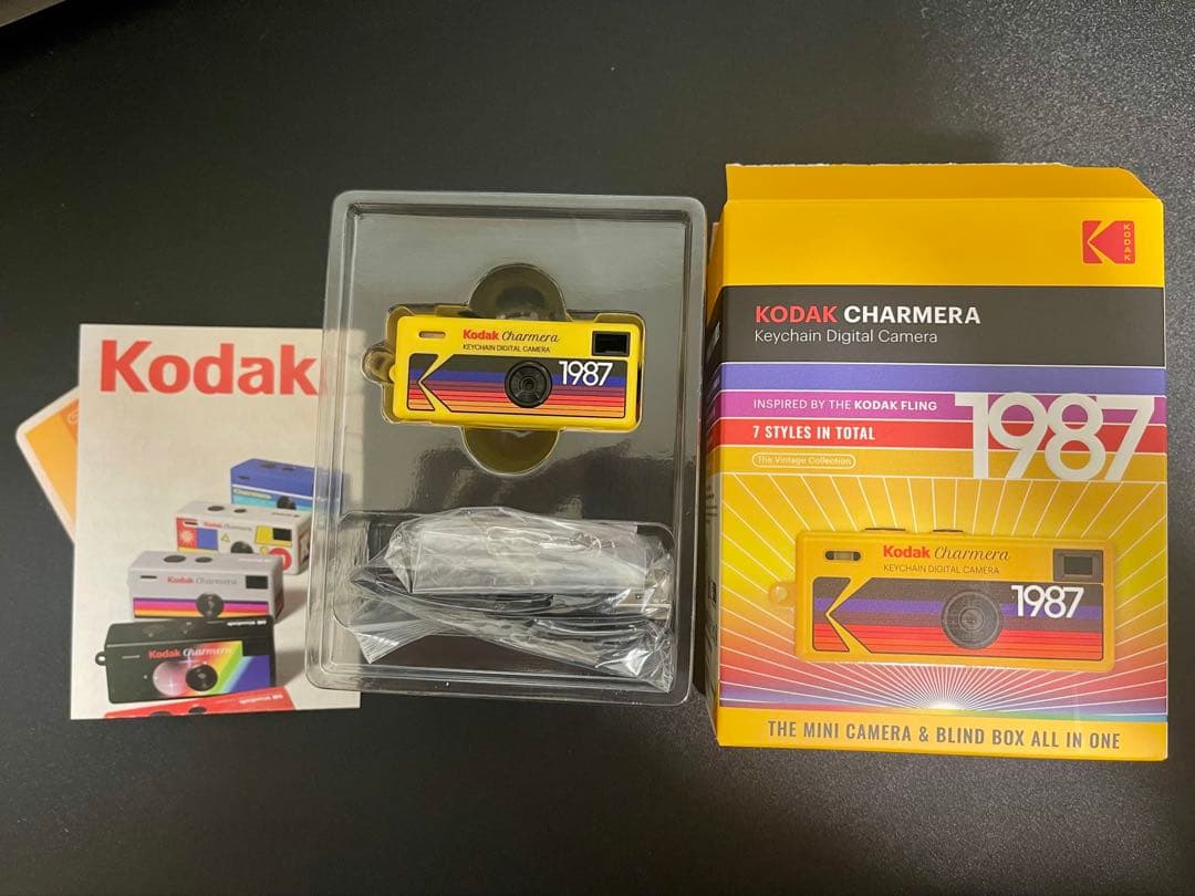未使用(イエロー) キーホルダー型デジタルカメラKodak Charmera