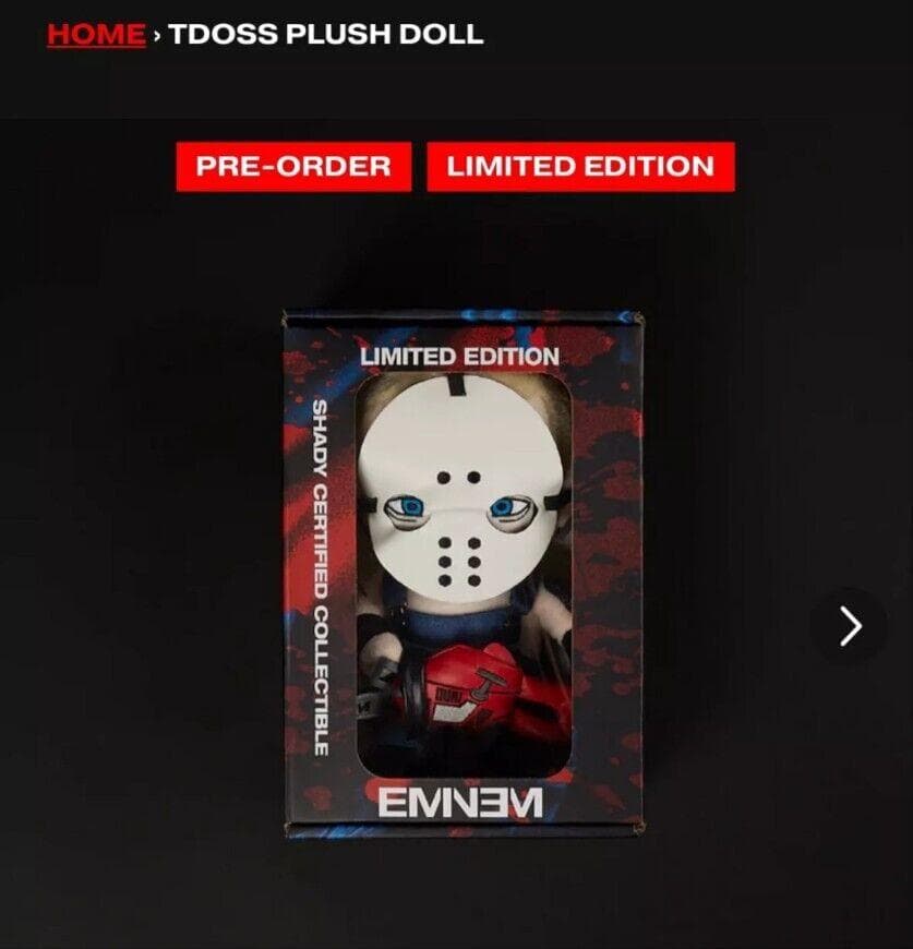 Eminem TDOSS Plush Doll エミネム フィギュア