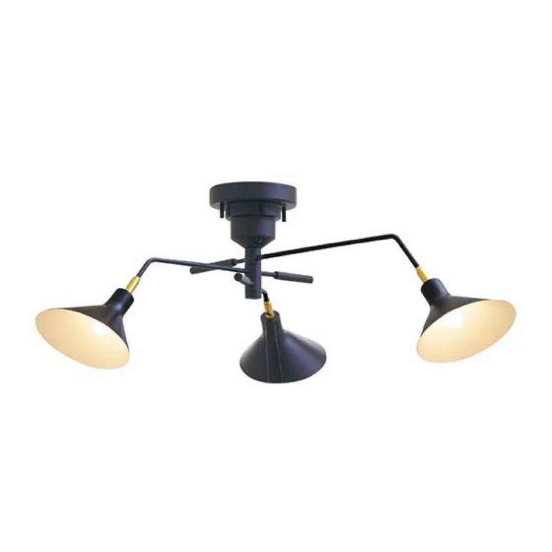 インターフォルム　シーリングライト Rnne ロネ 3灯 調整可能