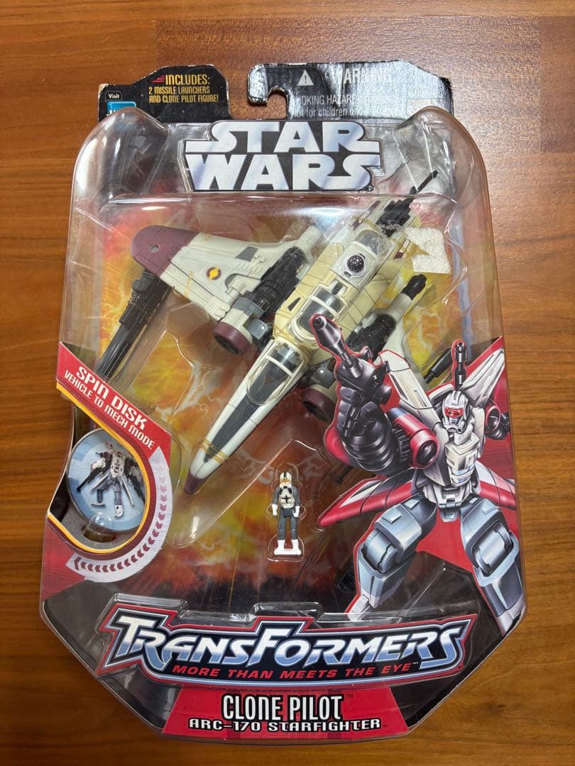 スターウォーズ トランスフォーマー クローンパイロット ARC-170