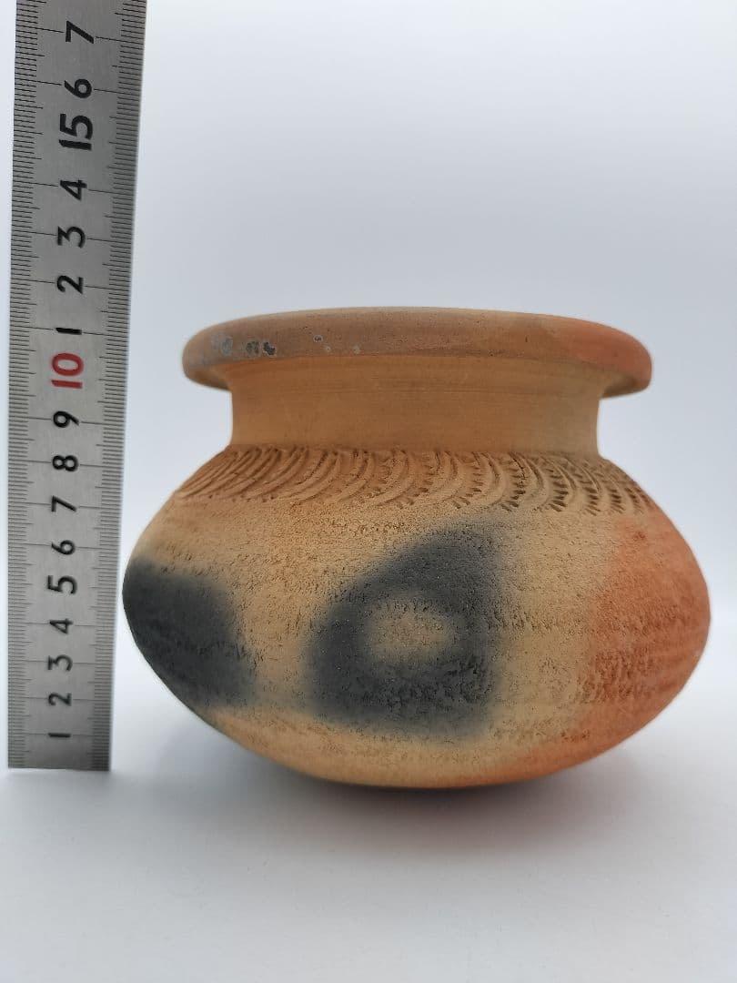 b987　建水 ハンネラ写 山崎宗元 木箱 茶道具　古物