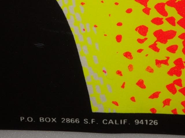 60'S★ブラックライトポスター★アート★ビンテージ★セクシー★ヒッピー